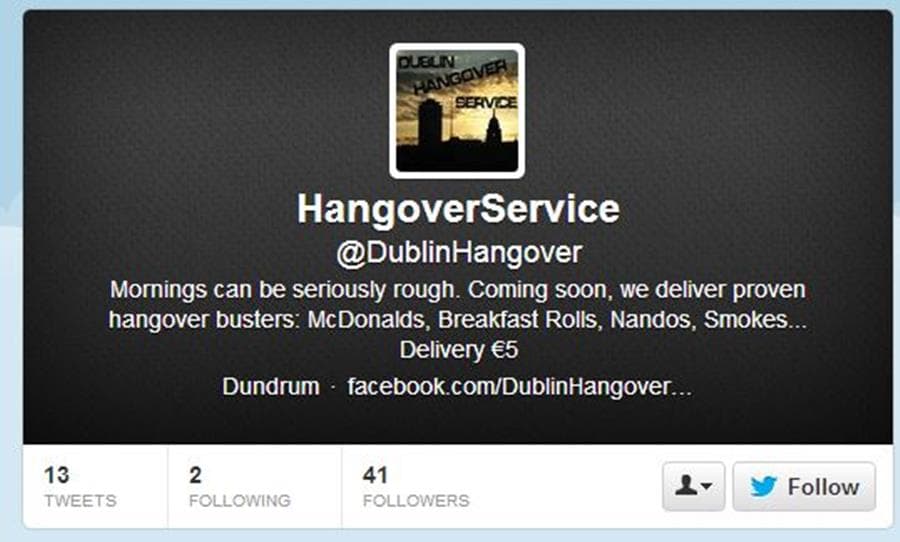 Is This The Best Idea Ever? Dublin Hangover Service To Deliver “Proven Hangover Busters”