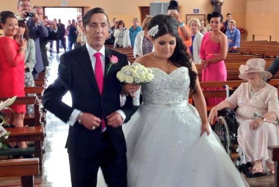 PICTURE: Christy Dignam Walks Daughter Down The Aisle