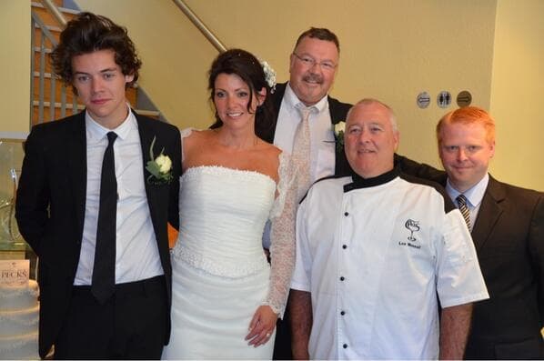 Harry Styles Walks Down the Aisle – One Direction Star Serves as Best Man on His Mother’s Big Day