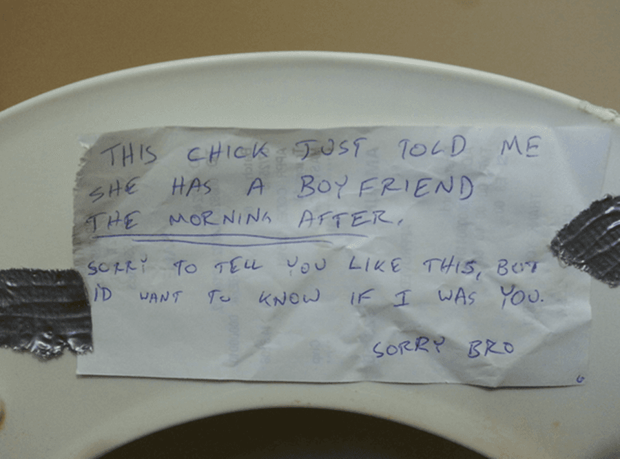 Bummer: What A Harsh Way To Find Out Your Girlfriend Cheated