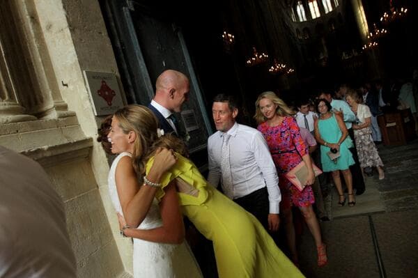 Congratulations! Rugby Hero Walks Down the Aisle in France