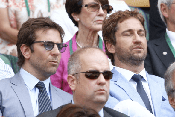 IN PICTURES: The Celebs Show Out in Force For Wimbledon, but has Gerard Butler Nodded Off?
