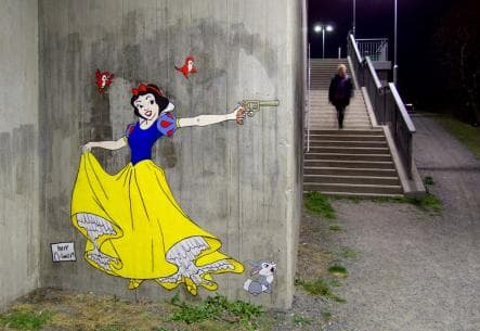 GALLERY: Disney Characters on the Rampage on Swedish Streets