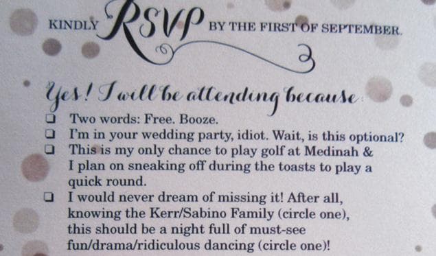 PICTURE – We Have Found It, This Is The Best Wedding Invitation We Have Seen