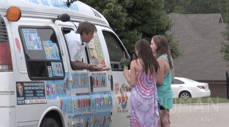 VIDEO: Ice-Cream Van Offers Some Unexpected ‘Treats’