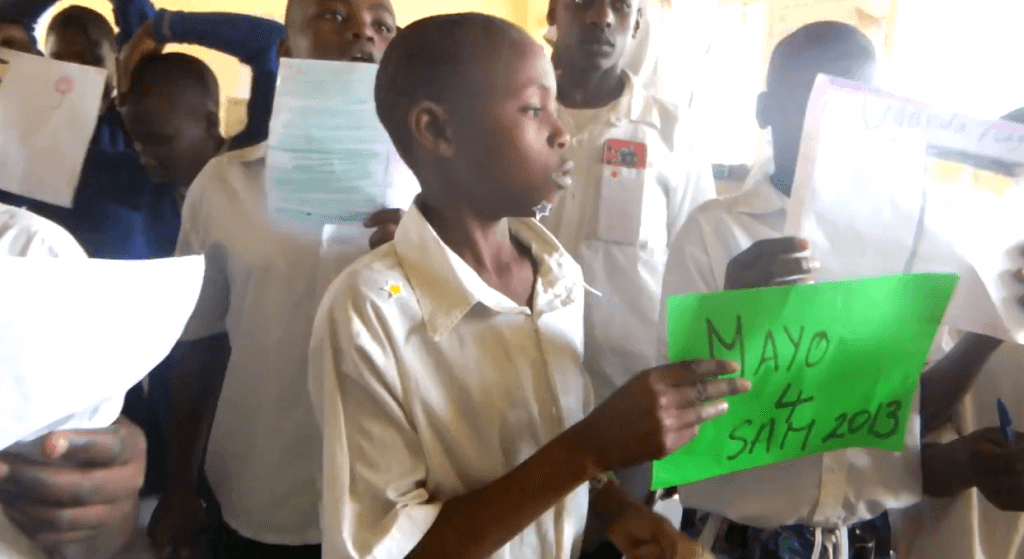 Cute Video: School Children In Uganda Supporting ‘Mayo For Sam’