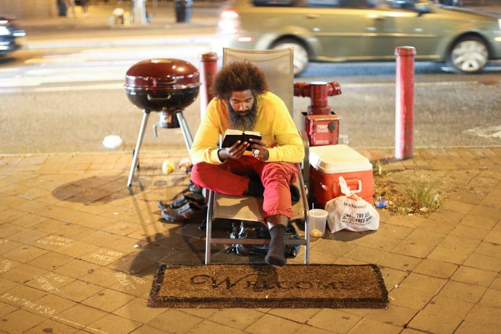 PICTURE: Homeless Man Makes Some Renovations