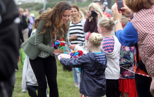 PICTURE – Kate Middleton Makes Surprise First Public Appearance Since The Birth Of Prince George