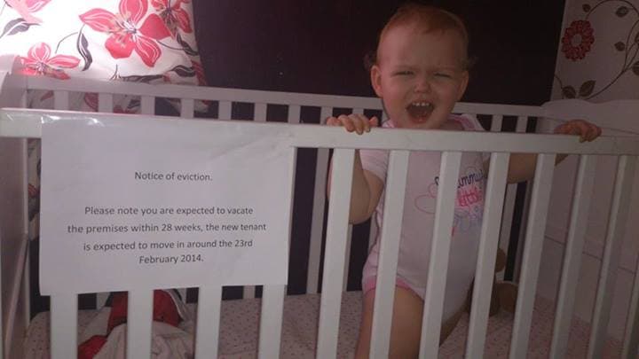 EVICTION NOTICE: Couple Announce They’re Having Another Baby