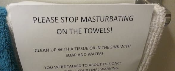 Photo: A Mother Left THIS Note in the Bathroom to Scold her Masturbating Son
