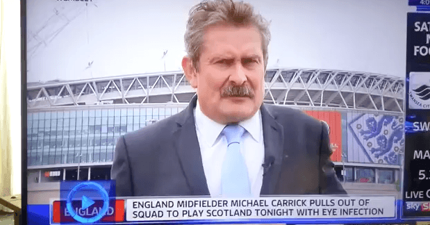 FUNNY VIDEO: Sky Sports Presenter Takes A Tumble Live On Air