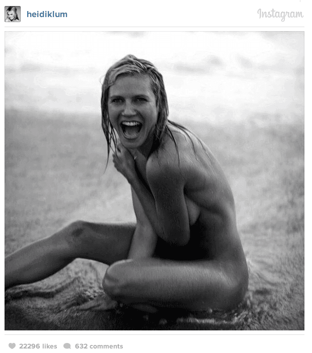 PICTURE: Heidi Klum Posts Naked ‘Blast From The Past’ Image To Instagram
