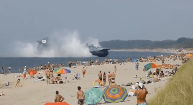 VIDEO: Not Something You’d Expect To See While Enjoying Your Day On The Beach