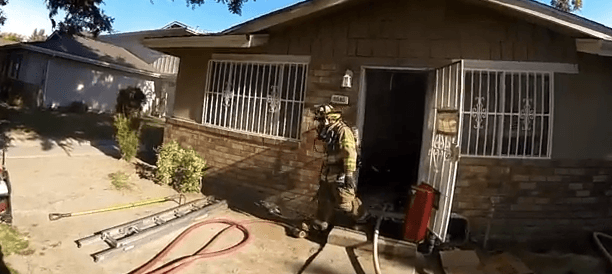 VIDEO: What A Hero – Fire Fighter Saves Kitten From Burning Building