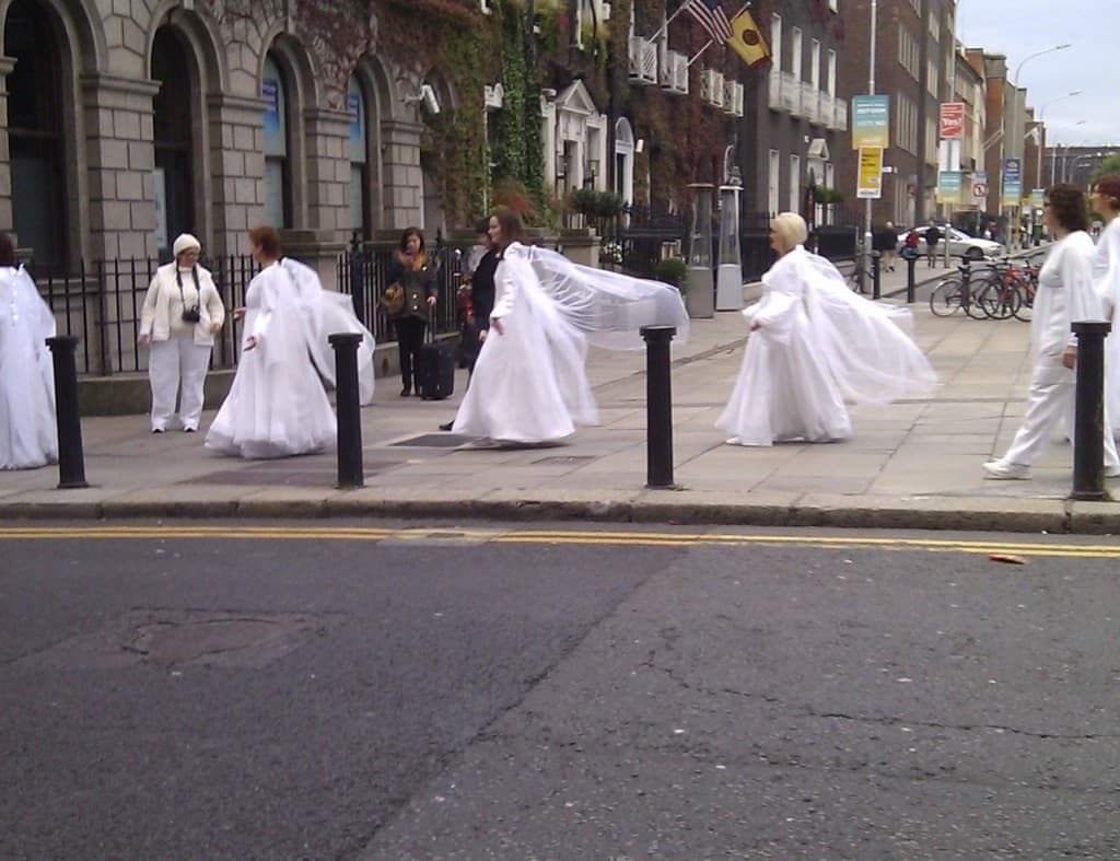 Are These Angels On Their Way To Charlie’s… Chinese?