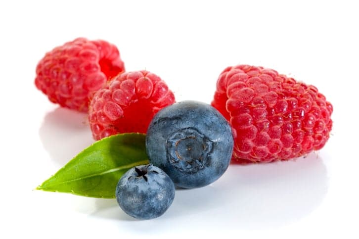 Recipe: Delectable Raspberries and Blueberries in Coffee Crème