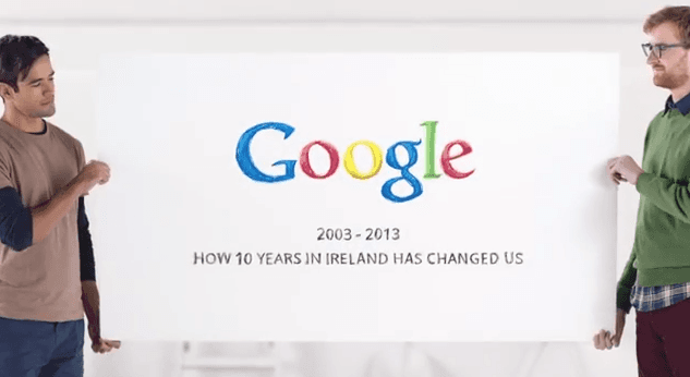 VIDEO – “How 10 Years In Ireland Has Changed Us” Google Posts Incredible Video To Celebrate Their 10th Year In Ireland