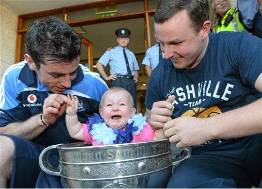 Gallery: Dublin GAA Bring Sam Maguire To Visit A Few Very Special Supporters