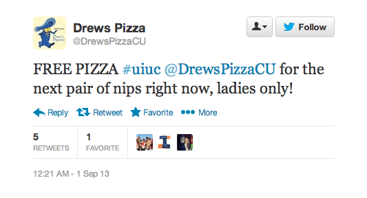 “We Want More Tits” – Free Pizza Campaign Sparks Outrage