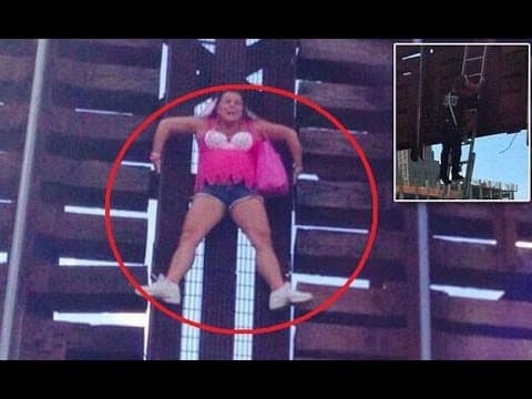 PIC: Woman Makes An Awful Boob During A Breast Cancer Charity Walk