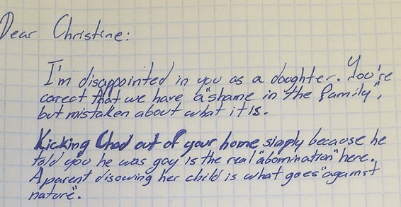 Grandfather Pens Moving Letter To Daughter After She Disowns Her Gay Son