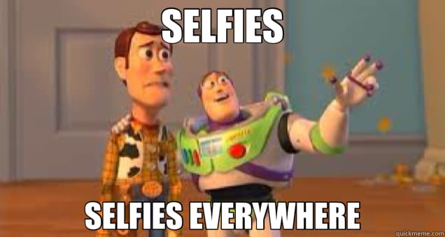 The Award For The Most Celebrity Selfies Of The Year Goes To…