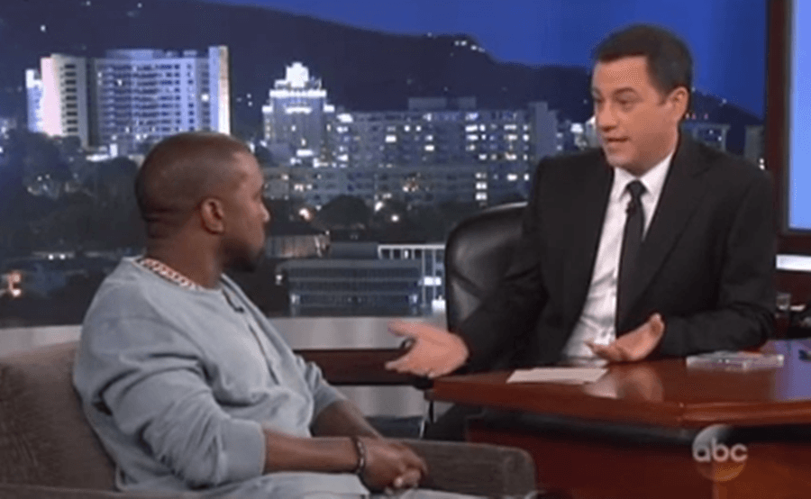 VIDEO: Kanye West and Jimmy Kimmel Put Feud Behind Them During Television Interview