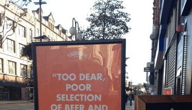 PIC: “Your Feedback Is Important To Us” – Belfast Bar Uses Customer Criticism To Their Ad-vantage