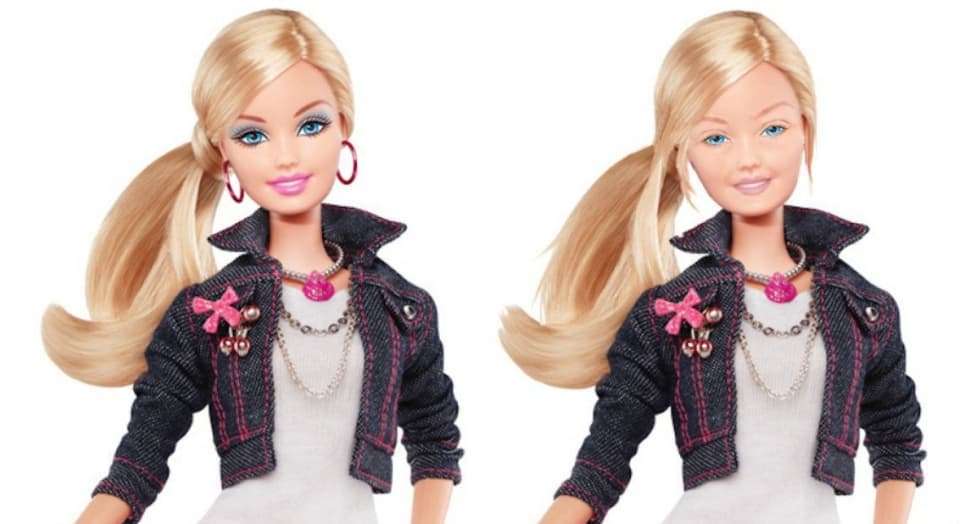 PIC: “You Look Weird. Are You Sick Or Something?” – Barbie Without Make Up Causes A Stir