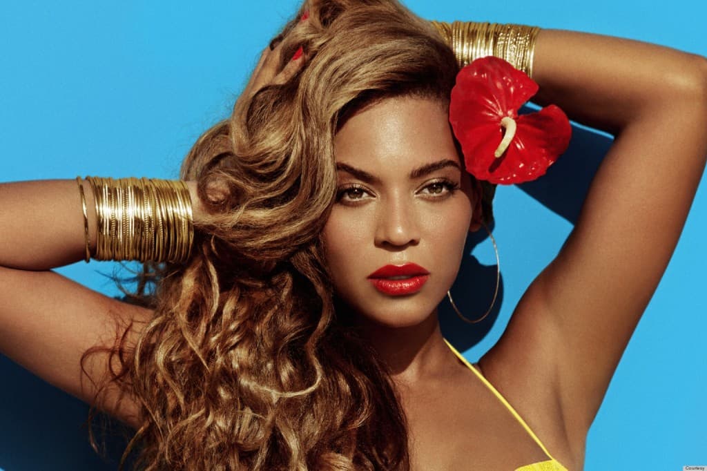 PICTURE – Beyonce Poses Topless In Hammock