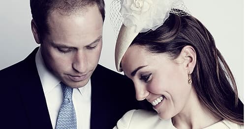 Photo: William and Kate Share Image of a Smiling Prince George
