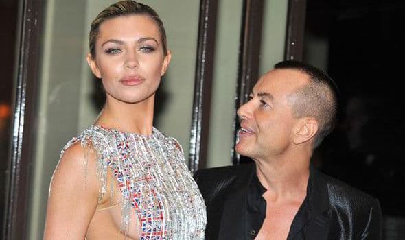 PICTURE – Holy Abbey! Abbey Clancy Steps Out In VERY Revealing Dress