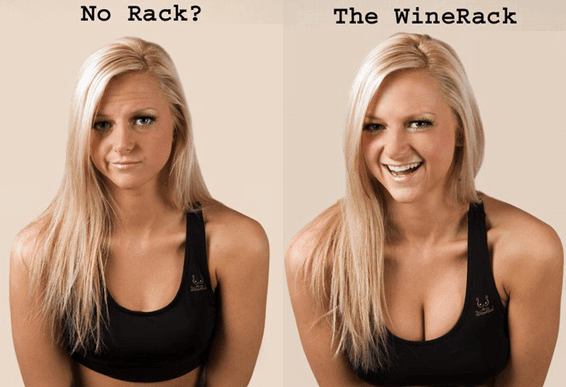 Wish You Had Bigger Boobs And Love Booze? This Wine Rack Flask Bra Will Be Your Breast Friend