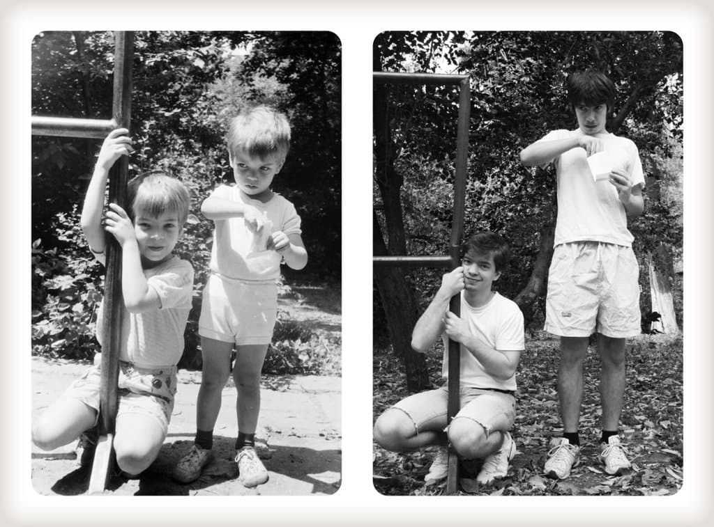 In Photos: Two Brothers Recreate Their Favourite Childhood Moments 20 Years Later