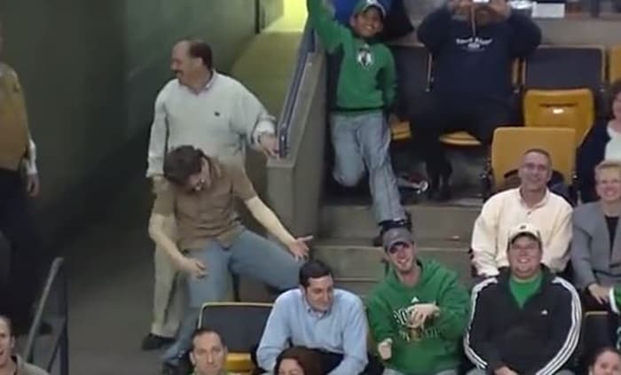 VIDEO: Guy Breaks It Down To Bon Jovi At Sports Game