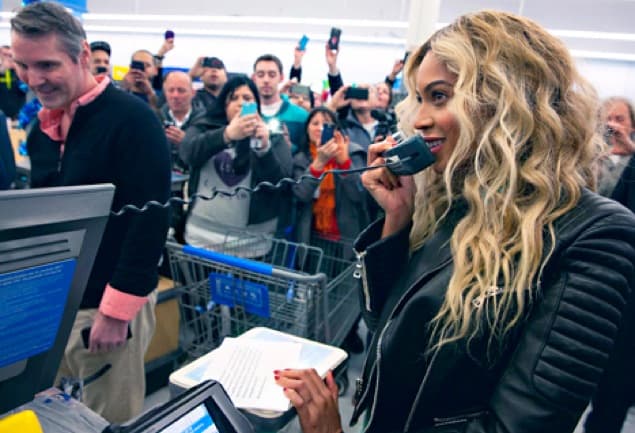 Good Deed for Christmas? Beyonce Picks Up The Tab for Walmart Shoppers