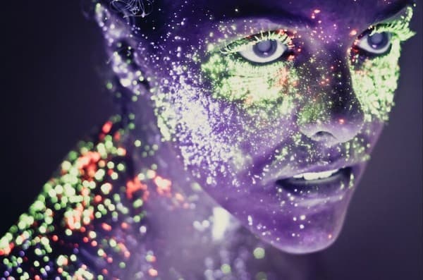 Speck-tacular: Ordinary Portraits Brought To Life By A Splash Of Neon Paint