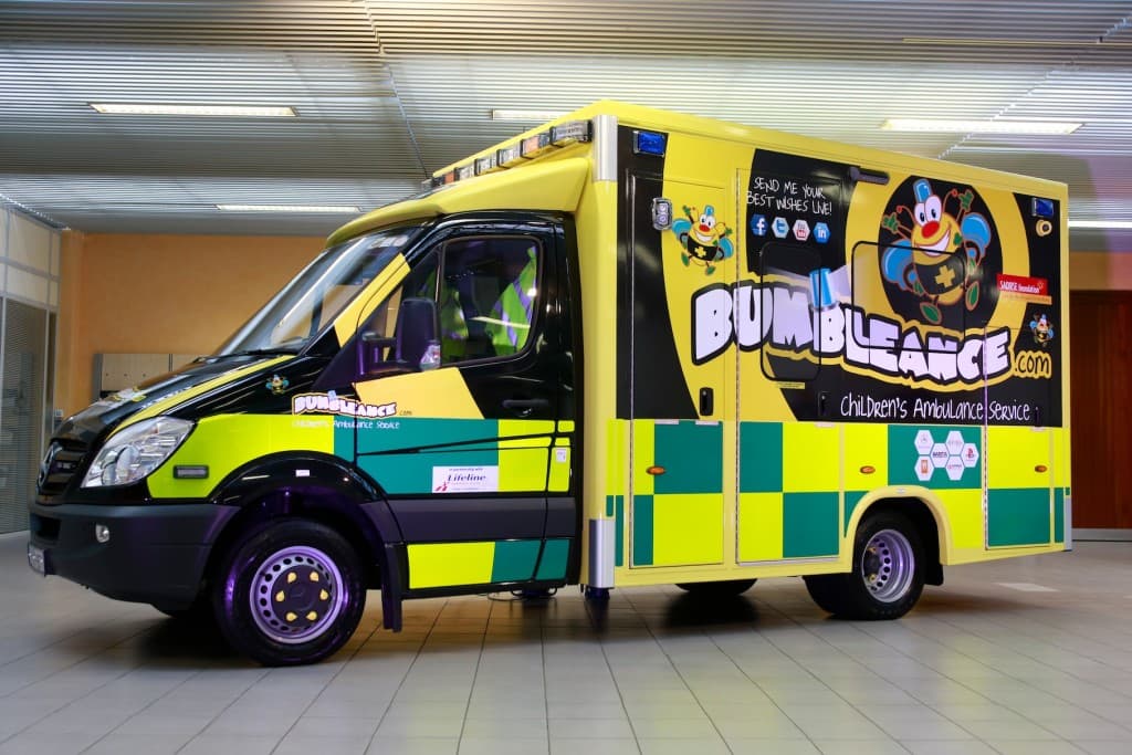 Support the Bumbleance! Donate Your Old Phones to Enter a Draw for a New Mercedes Benz