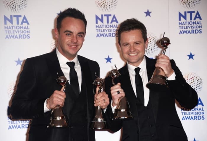 Ant and Dec Win Big at the National Television Awards