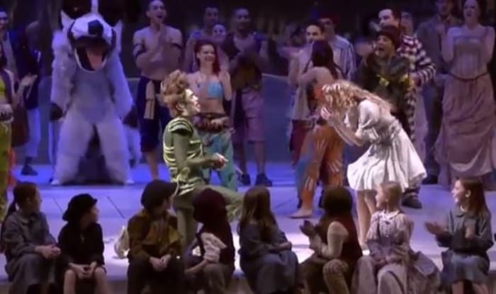 VIDEO: Peter Pan Lead Stops Show To Propose To Girlfriend