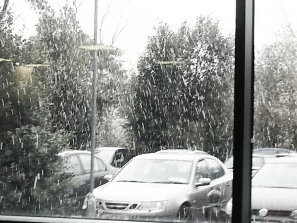 Snow Day –  Heavy Showers Fall Across Ireland