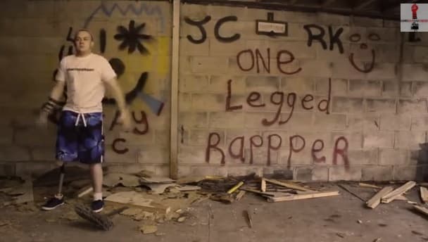 VIDEO: “Limping My Way To Success” Say Hello To Dublin’s ‘One Legged Rapper’