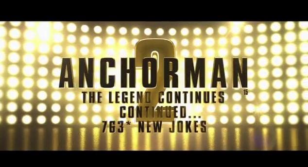 Anchorman 2: The Legend Continues, Continued – Ron Burgundy Will Be Back In Cinemas For One Week Only