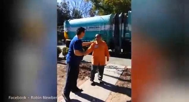 VIDEO – This May Melt Your Heart, Binman Gives New Toy Truck To Autistic Boy On His Route