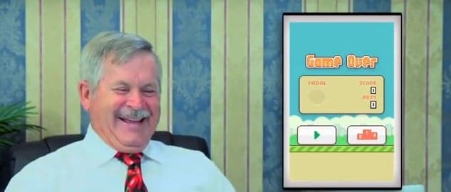 Watch: “This is Torture” – Elders Hilariously React to Flappy Bird