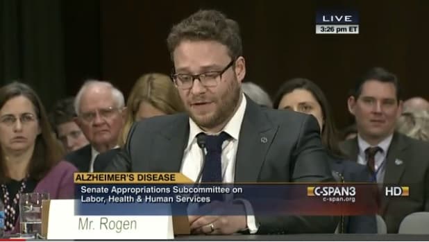 WATCH: Seth Rogen Gives Amazing Speech About Alzheimer’s Research