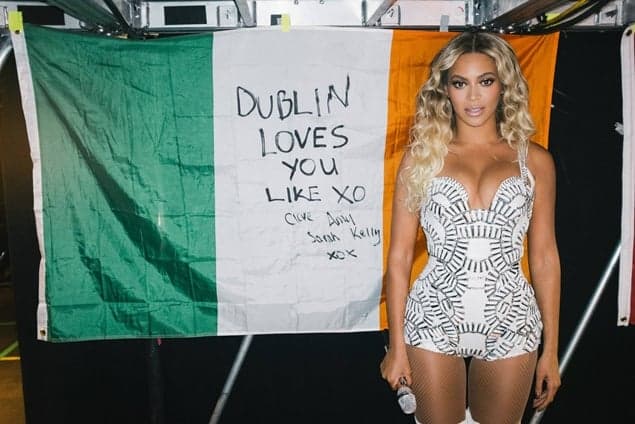 PICTURES – She Loves Us Like XO! Beyoncé Posts Amazing Photos From Her Gigs In Dublin