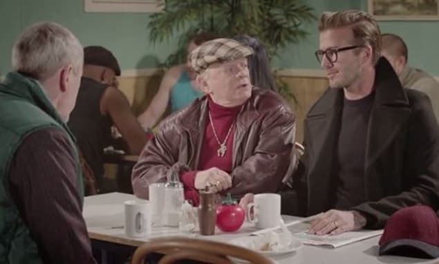 First Glimpse of David Beckham in Only Fools and Horses