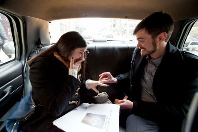 Finding Real Love in the Back Seat of a Taxi – One Man’s Proposal Will Melt Your Heart