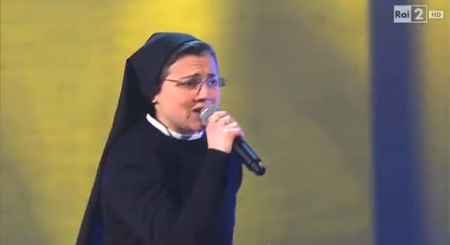 Soul Sister! Singing Nun Makes A Big Impression On Italian Version Of The Voice